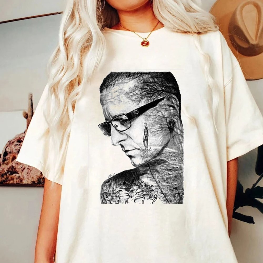 Chester Bennington Linkin Park Pencil Drawing Semiglossy Poster T Shirt